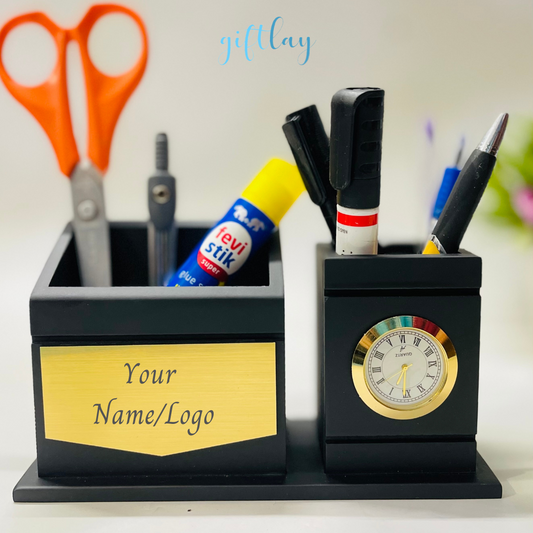 Personalised Pen & Watch Stand |  Corporate gifts | Office gifts Design 1