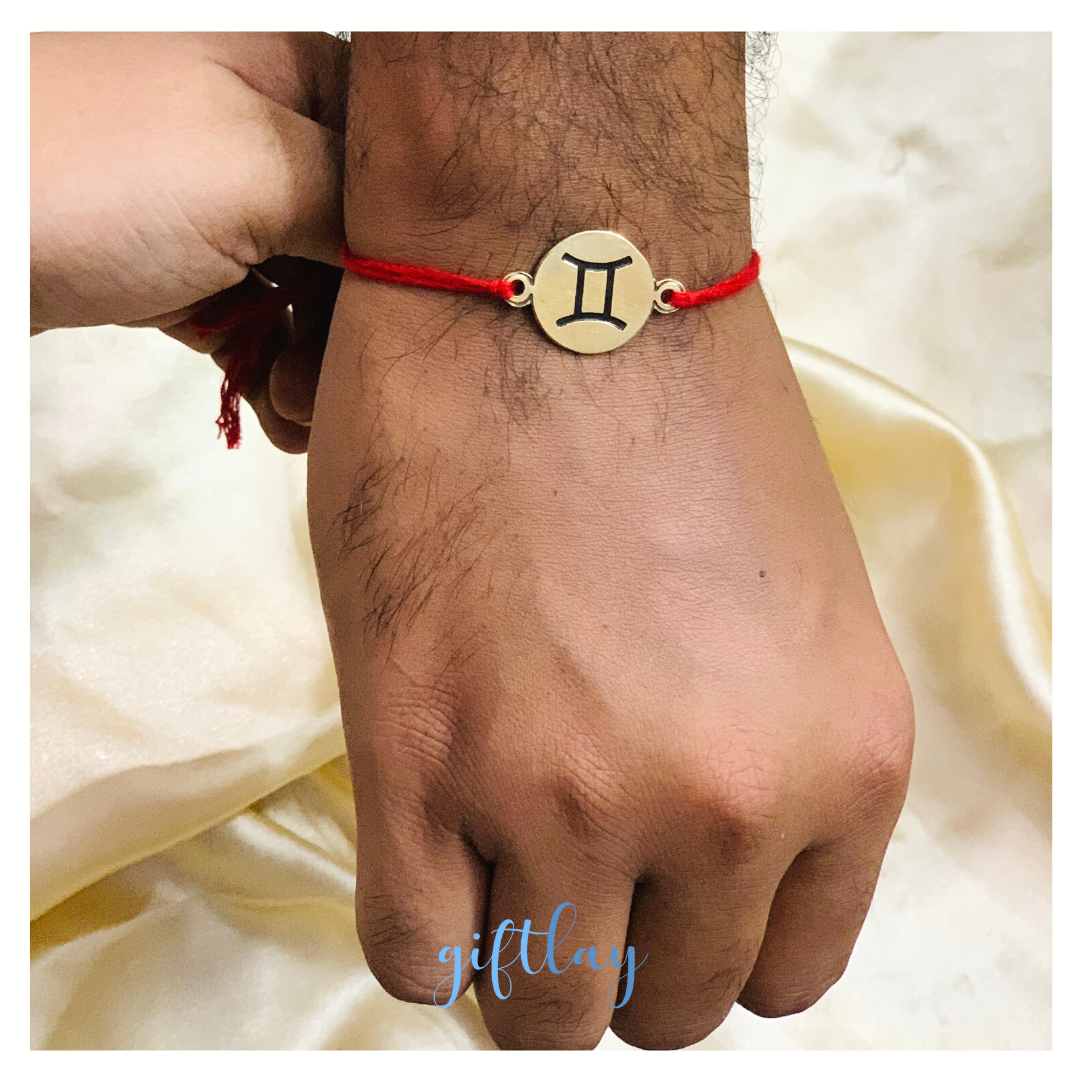 Gemini मिथुन Rashi Rakhi - Zodiac Rakhi Collection