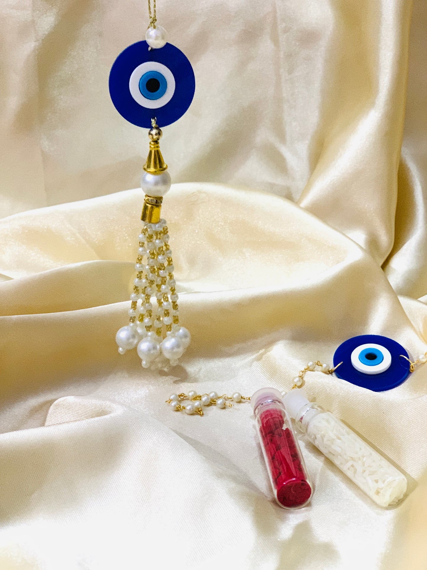 The Evil Eye Collection - Nazar Na Lage Bhaiya Bhabhi Lumba Rakhi Pair