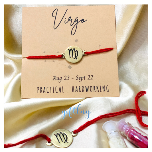 Virgo कन्या Rashi Rakhi - Zodiac Rakhi Collection