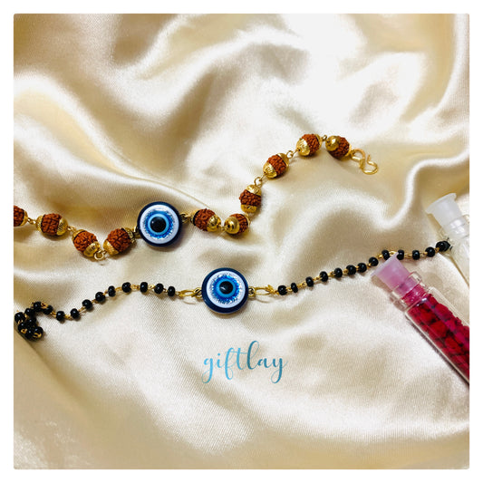 The Evil Eye Collection - Nazar Na Lage Rakhi in Chain / Bhaiya Bhabhi Rakhi