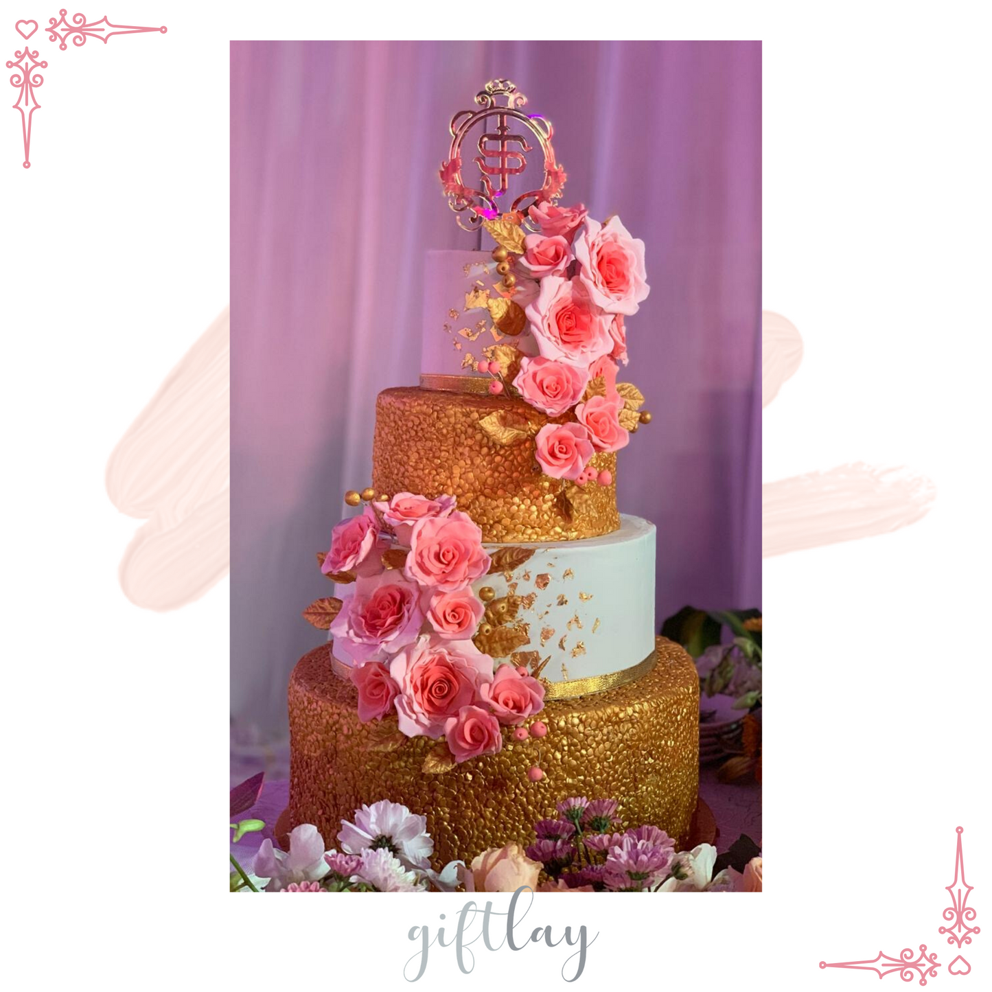 Custom Made Cake Toppers by Giftlay