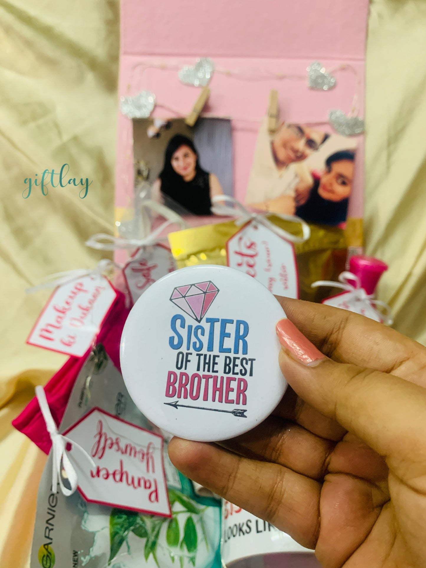 Rakshabandan Special Pink Gift Hamper for Sister