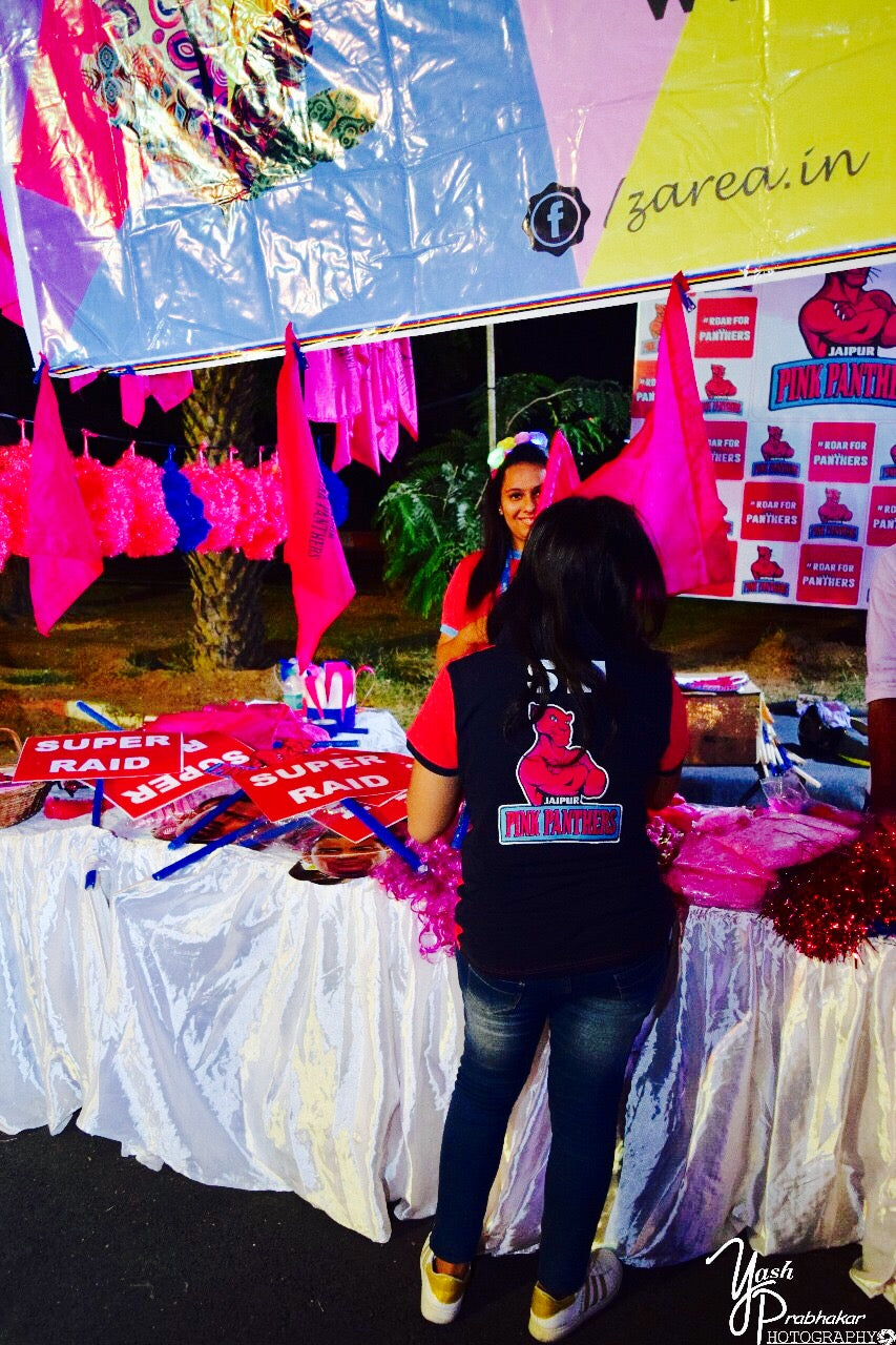 Zarea for JAIPUR PINK PANTHERS at Pro Kabaddi League Season 3 to 5