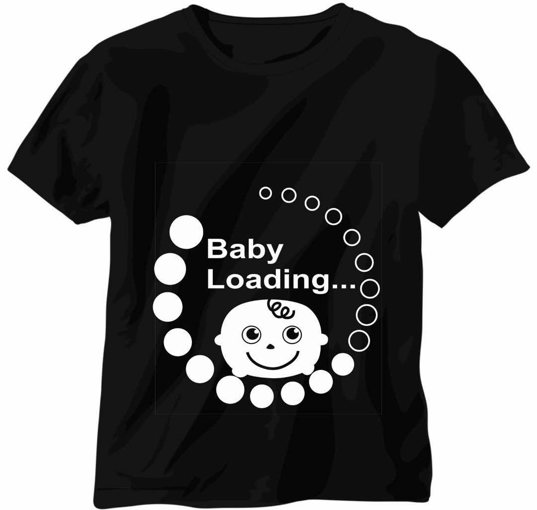 Mom To Be Tshirts Black