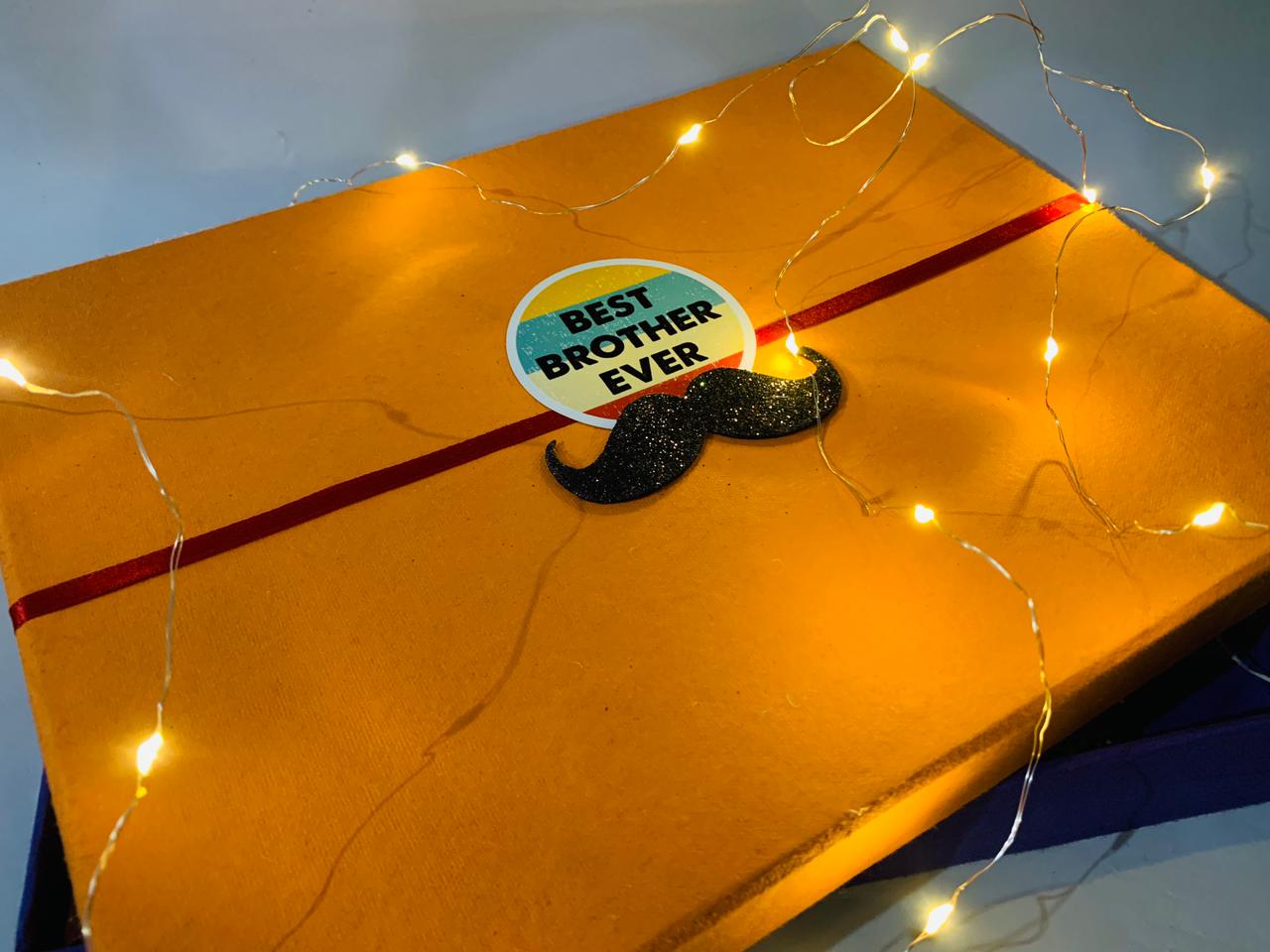 Rakshabandan Special Gift Hamper for Brother with faux leather diary