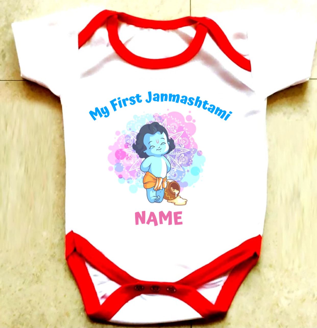 Janmashtami Special Baby Rompers for First Janmashtami Celebration