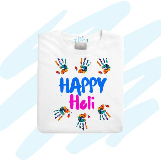Happy Holi Hands Tshirt