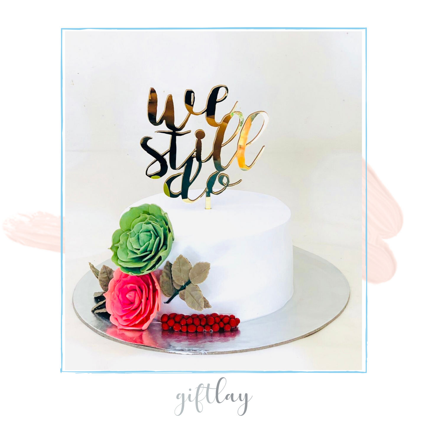 Custom Made Cake Toppers by Giftlay