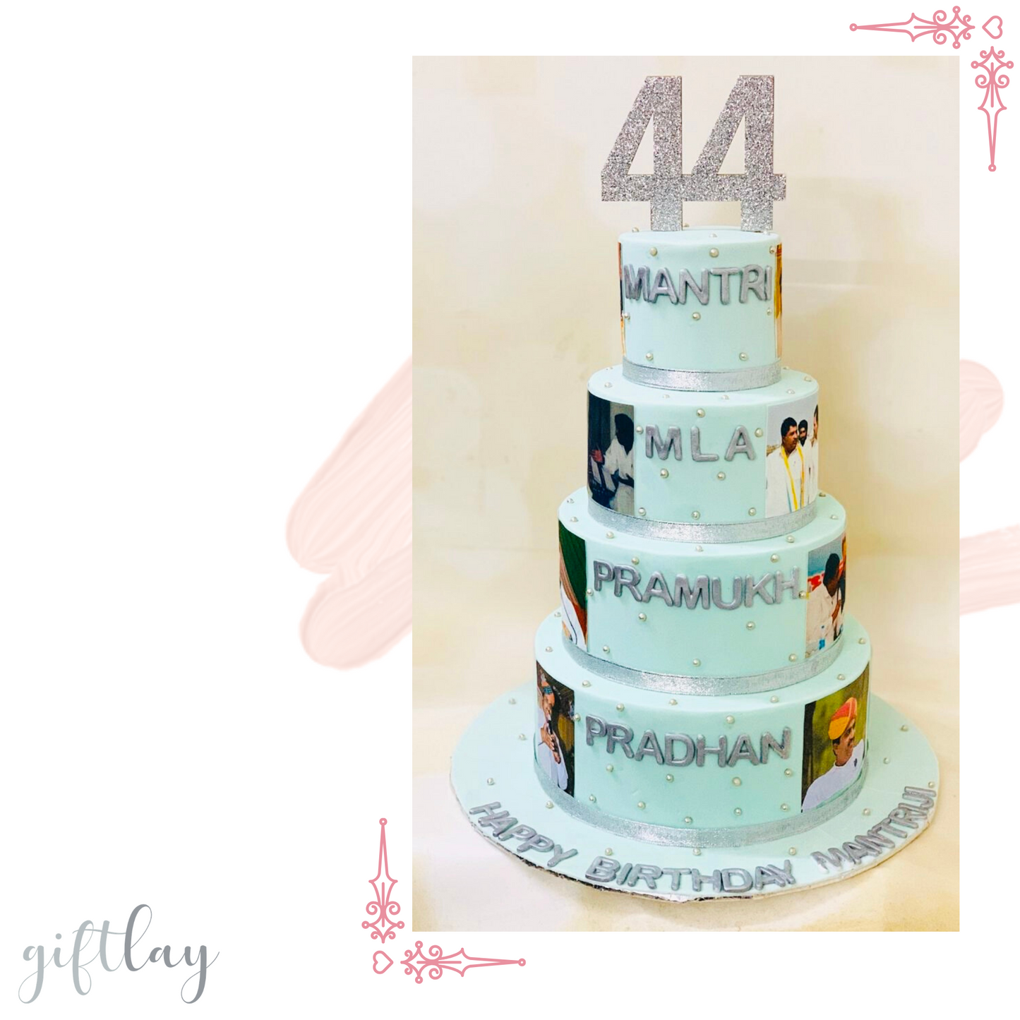 Custom Made Cake Toppers by Giftlay