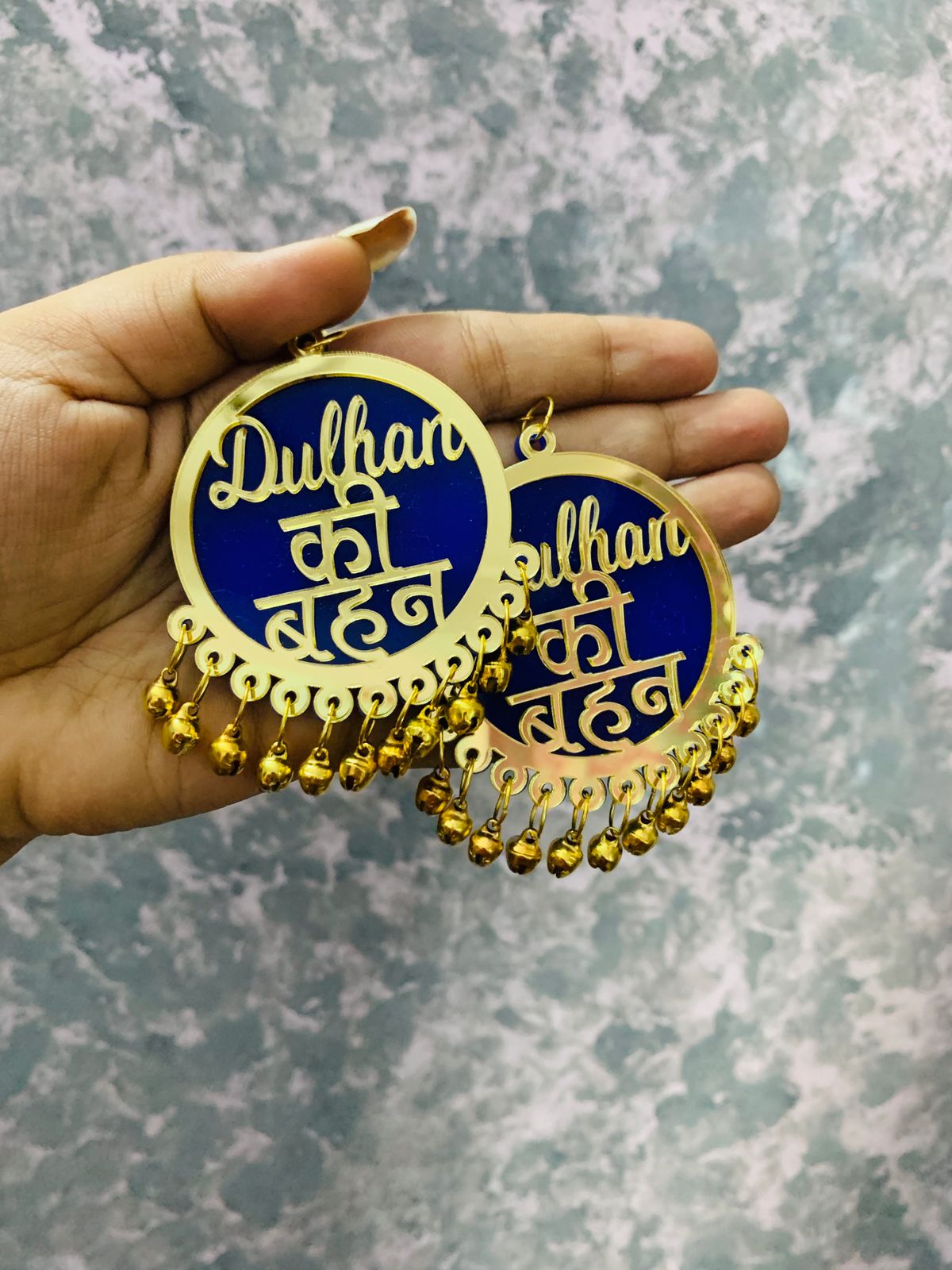 Beautiful Bride aradhanadas00 in our customized Dulhaniya Earrings  Dm  to order yours customized products Follow bridesspecial for   Instagram