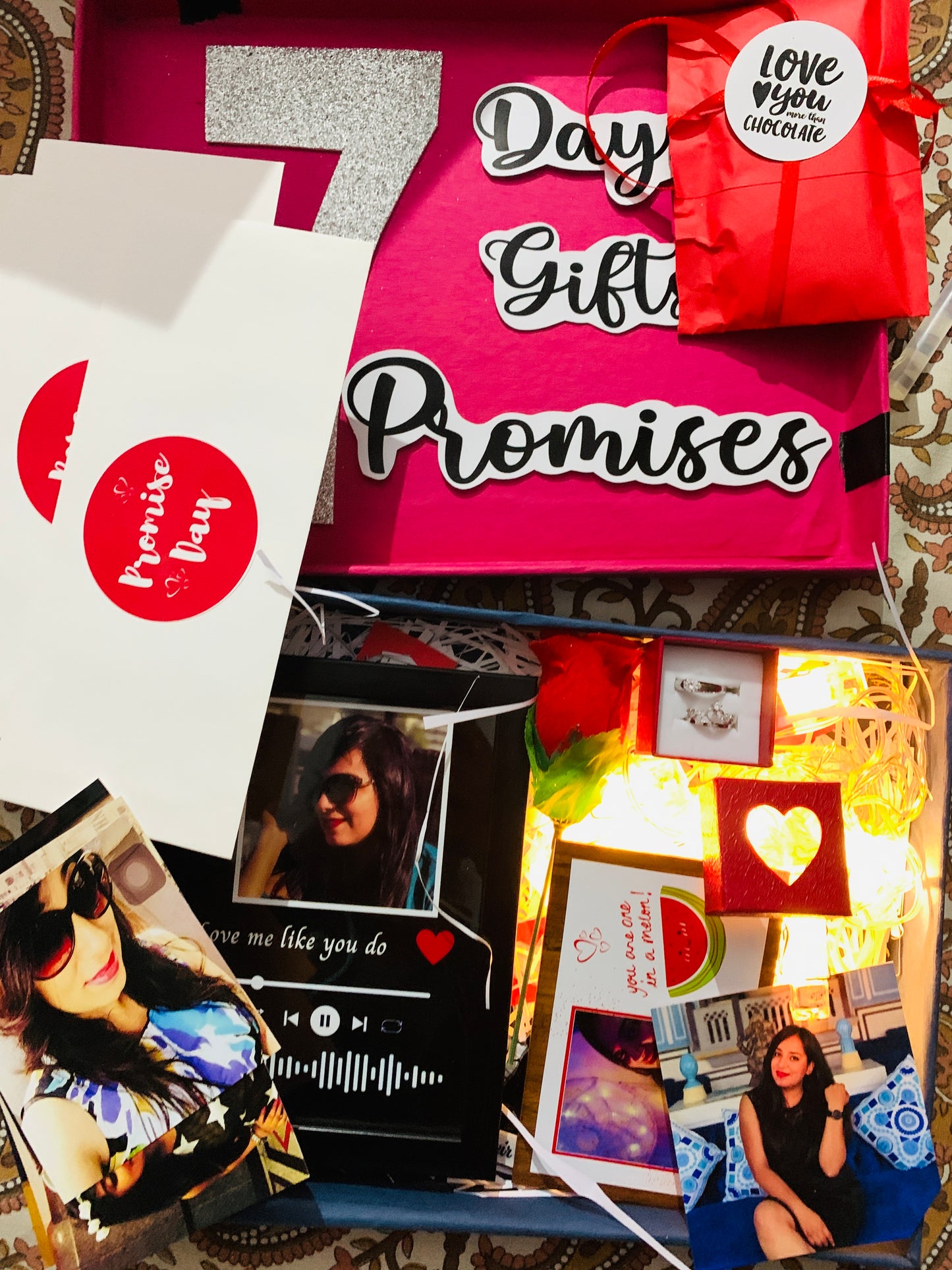 7 Days 7 Gifts 7 Promises - Love Hamper
