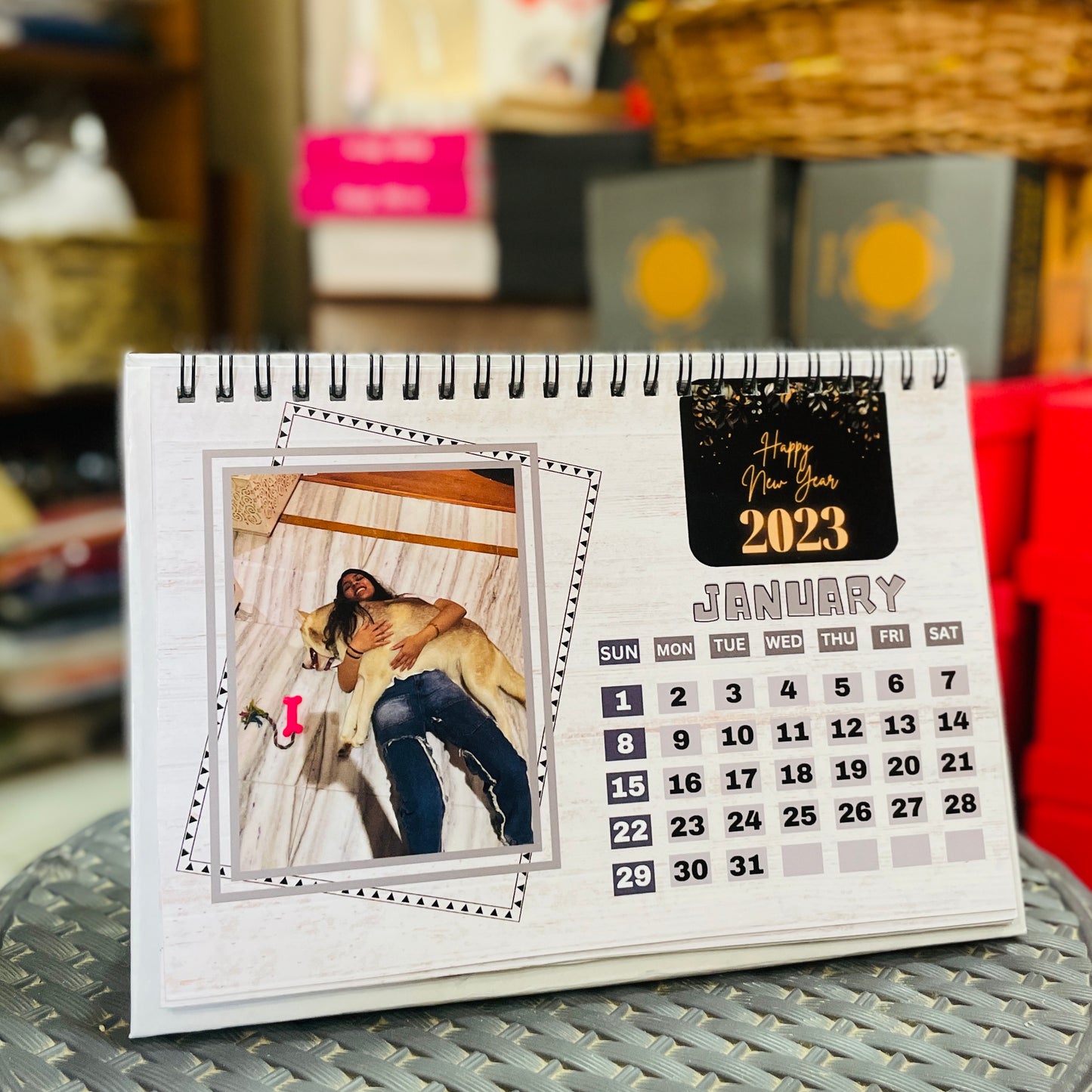 Personalised Desk Calendar